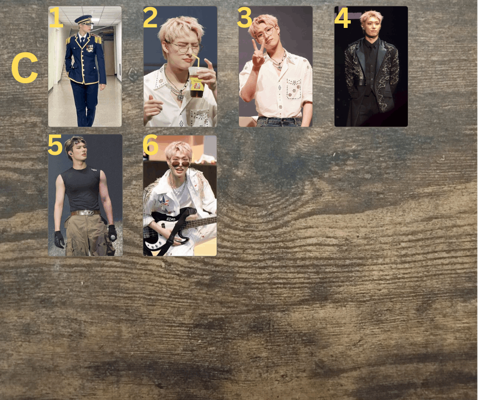Ateez Mingi Photocard, Handmade, Kpop Sammelkarten, PCs Ateez