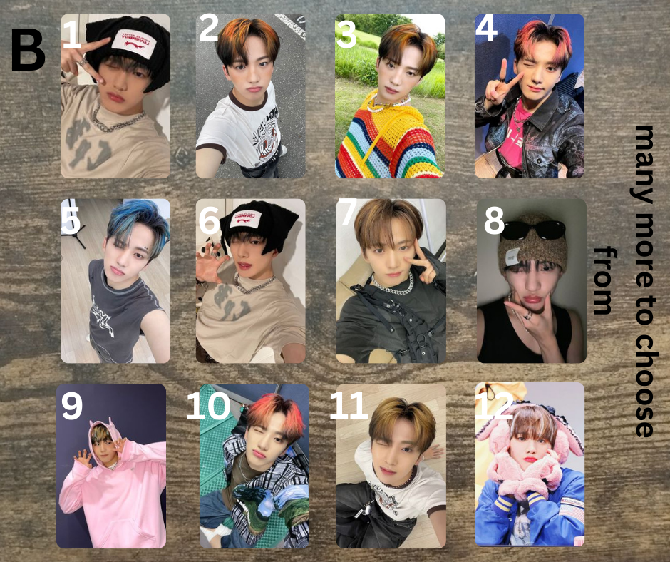 Xikers Minjae Photocard, Fotokarten, Handmade, K-Pop, Sammelkarten, PC