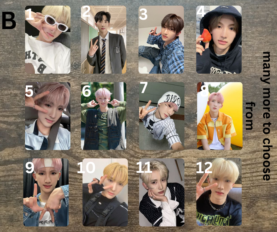 Xikers Seeun Photocard, Photocards, Handmade, K-Pop, Trading Cards, PC