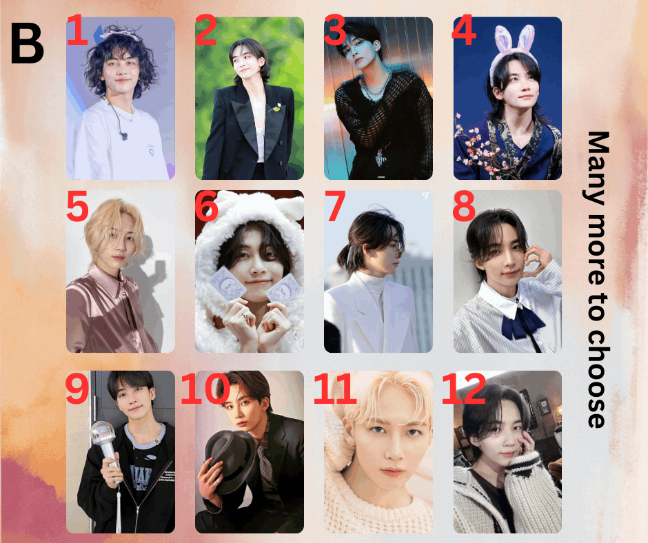 Seventeen Jeonghan Photocard, Handmade, Kpop, Carat Sammelkarten