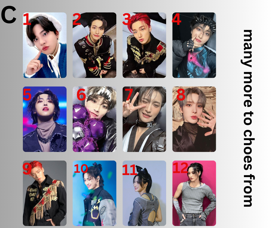 Ateez Photocards, K-Pop PCs Photocards Atiny Ateez, Fanmade Handmade