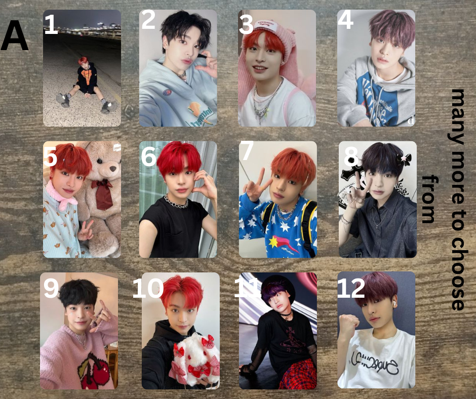 Xikers Yechan Photocard, Fotokarten, Handmade, K-Pop, Sammelkarten, PC