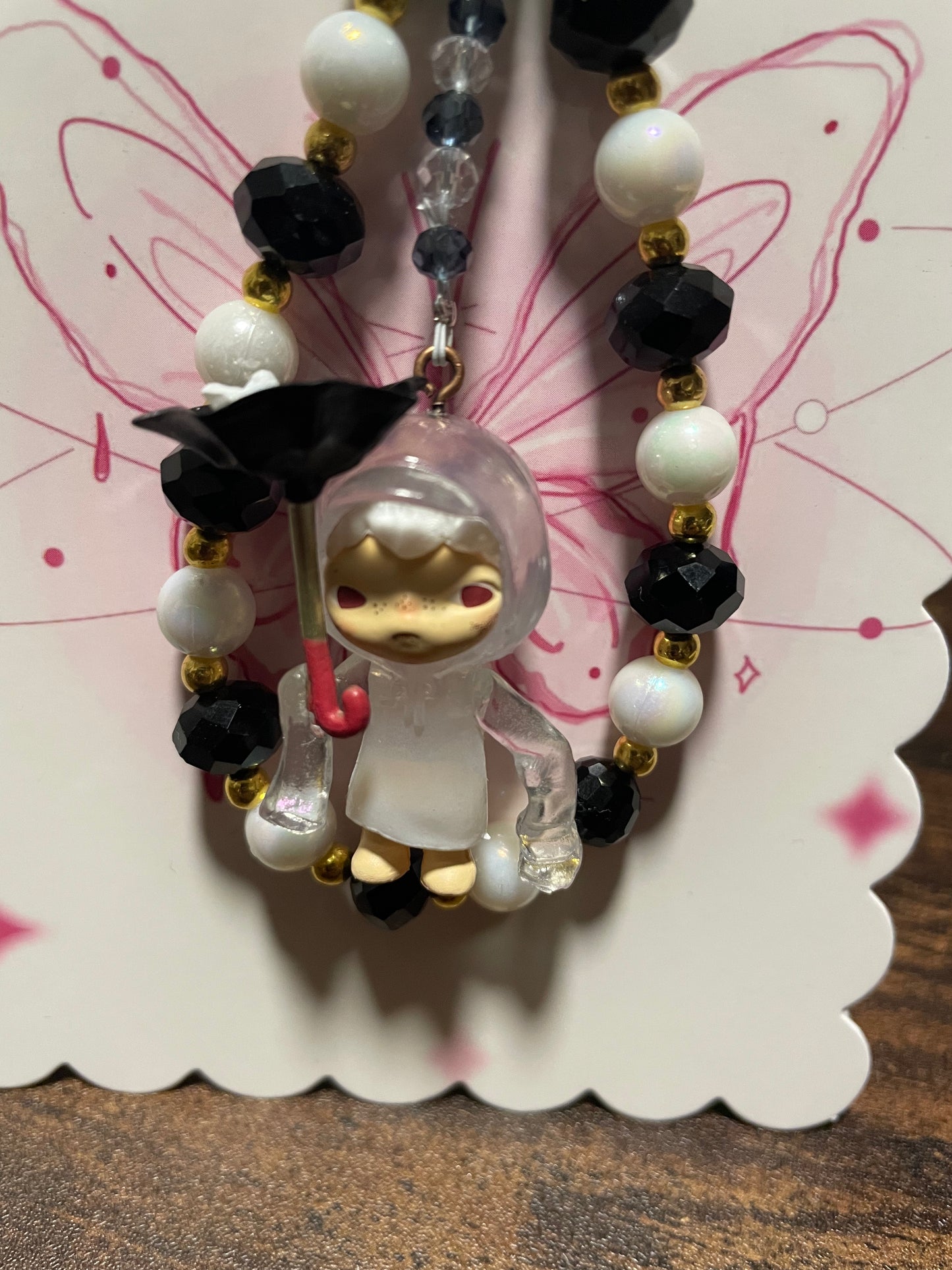 Hirono black Design Handykette & Taschenanhänger: Der süße kleine Anhänger