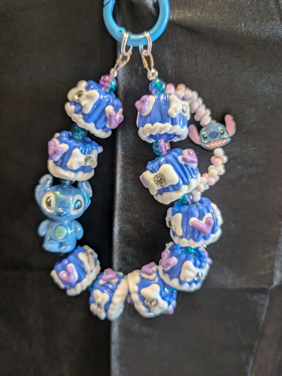 Stitch blue Phonechain, Taschen und Keychain