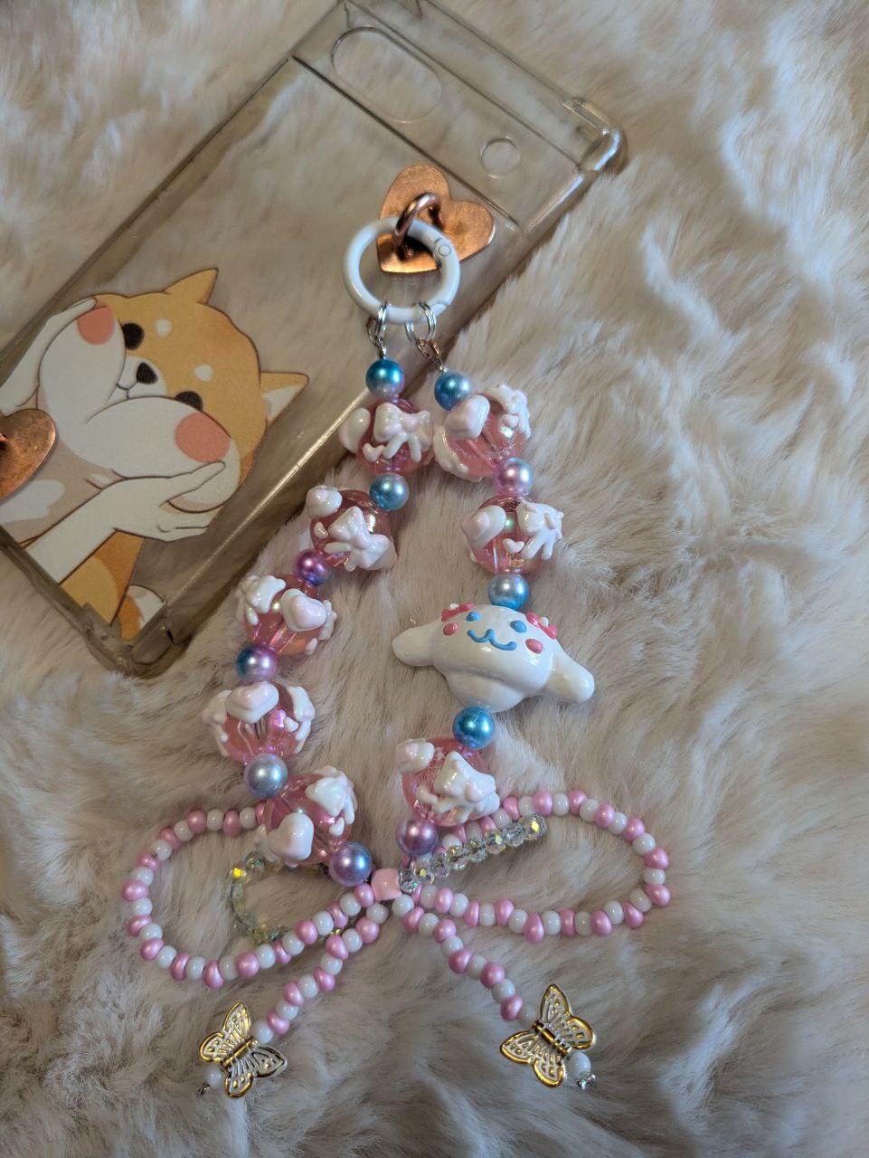 Cute Cinnamoroll Phonechain, Taschen und Keychain