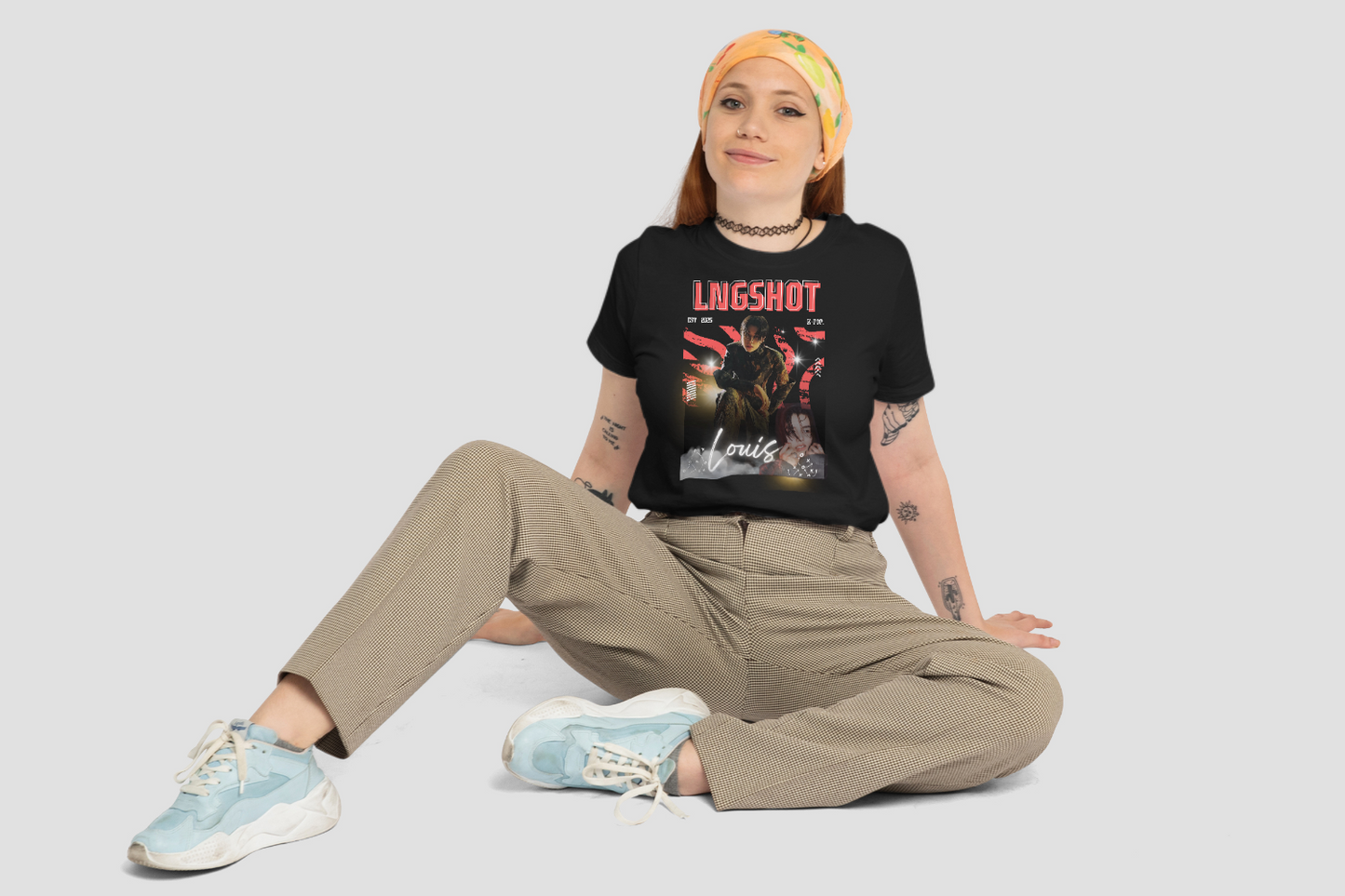 LNGShot Louis Unisex T-Shirt - Premium K-Pop Softstyle Fan-Merch (S-5XL)