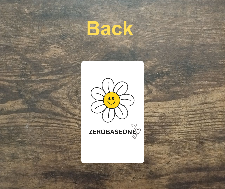Zerobaseone Taerae Photocard, Handmade PCs, Kpop, zb1