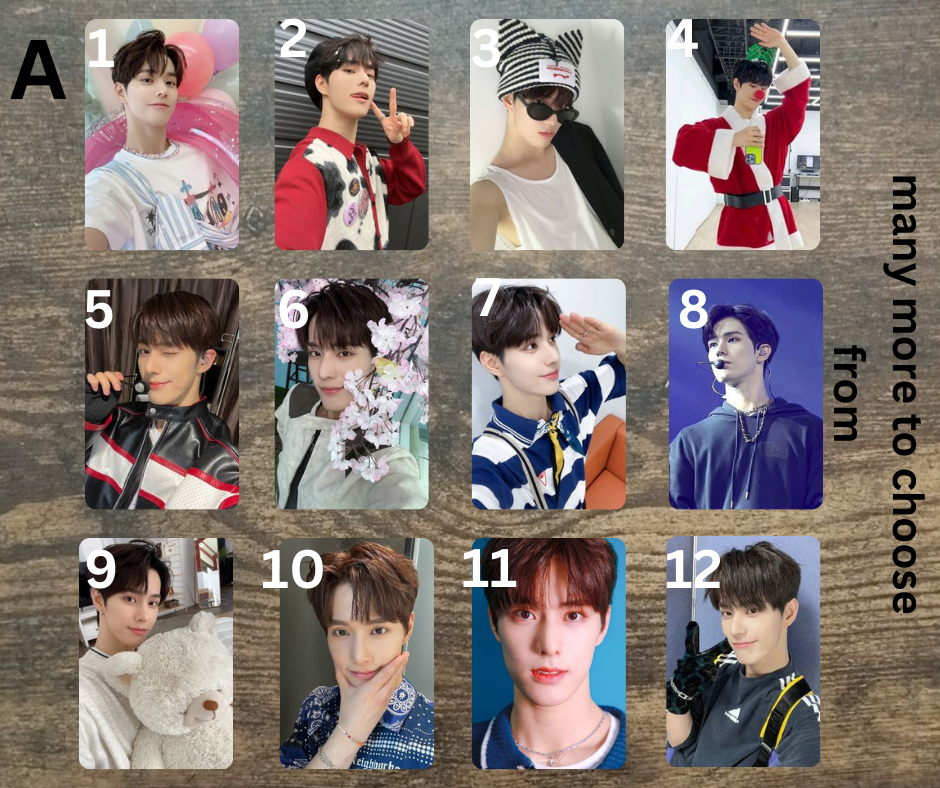Xikers Jin Sik Photocard, Photocards, Handmade, K-Pop, Trading Cards, PC