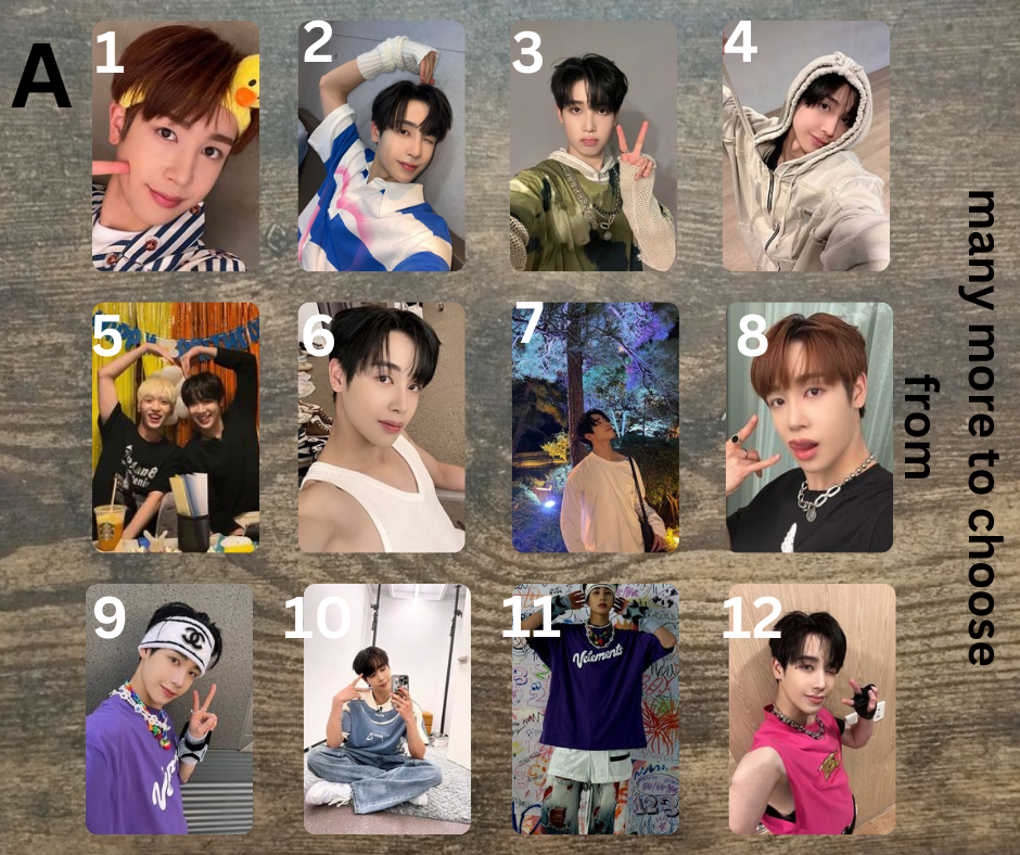 Xikers Hunter Photocard, Photocards, Handmade, K-Pop, Trading Cards, PC