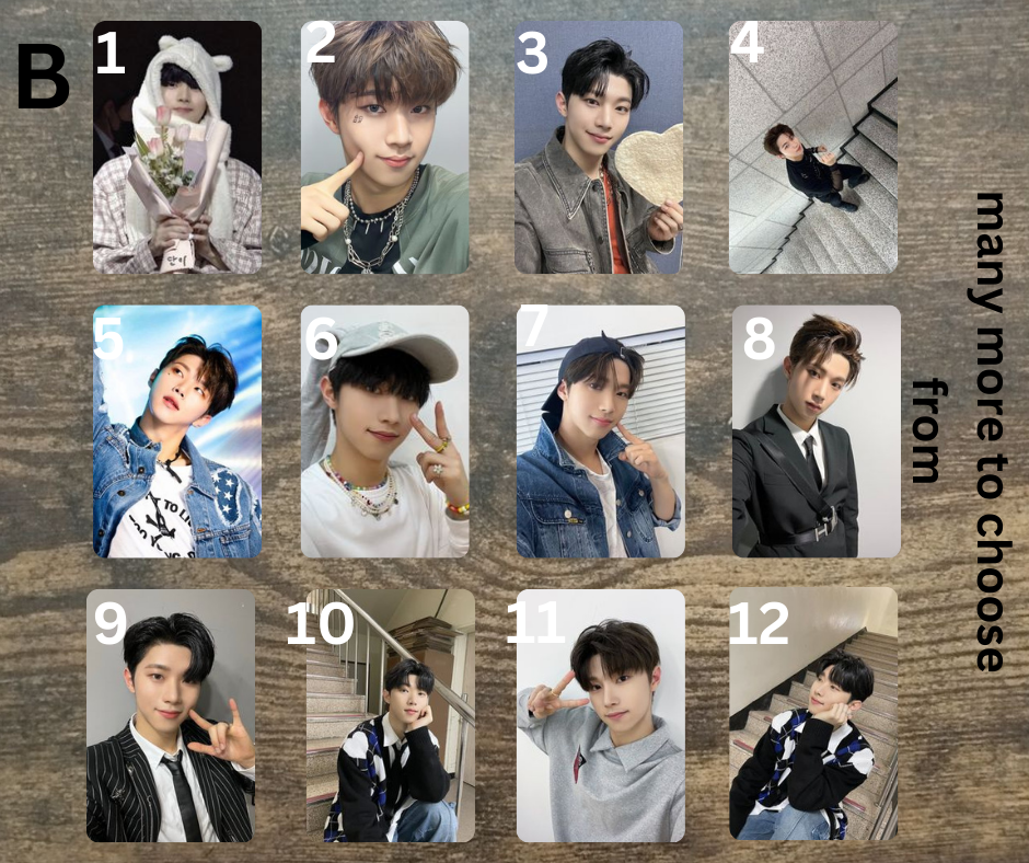 Xikers Hyunwoo Photocard, Fotokarten, Handmade, K-Pop, Sammelkarten, PC