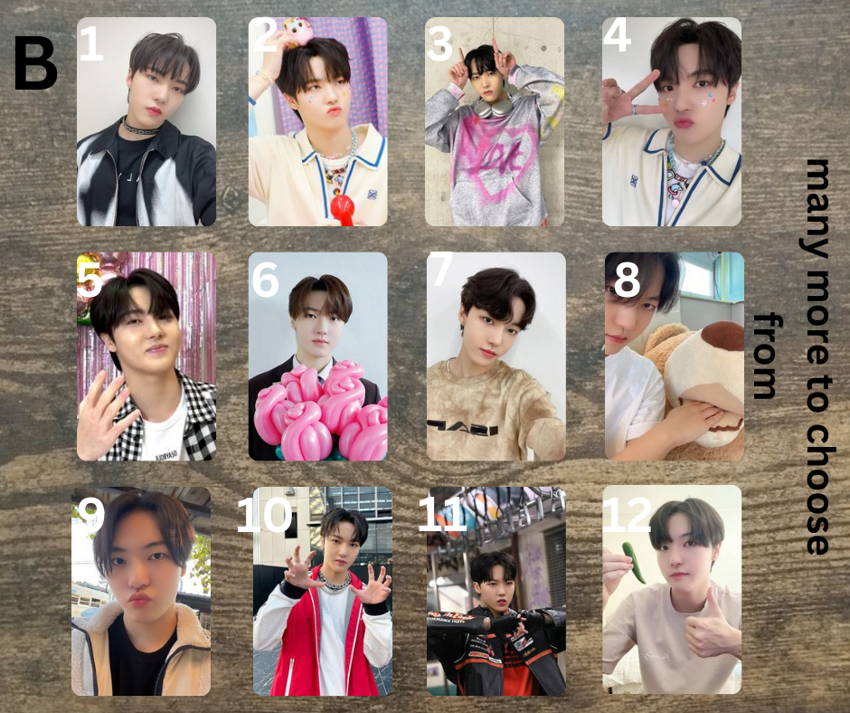 Xikers Junghoon Photocard, Fotokarten, Handmade, K-Pop, Sammelkarten, PC