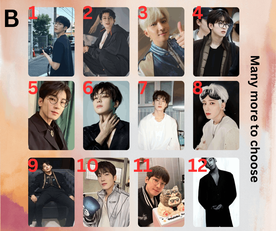 Seventeen Wonwoo Photocard, Handmade, Kpop, Carat Sammelkarten