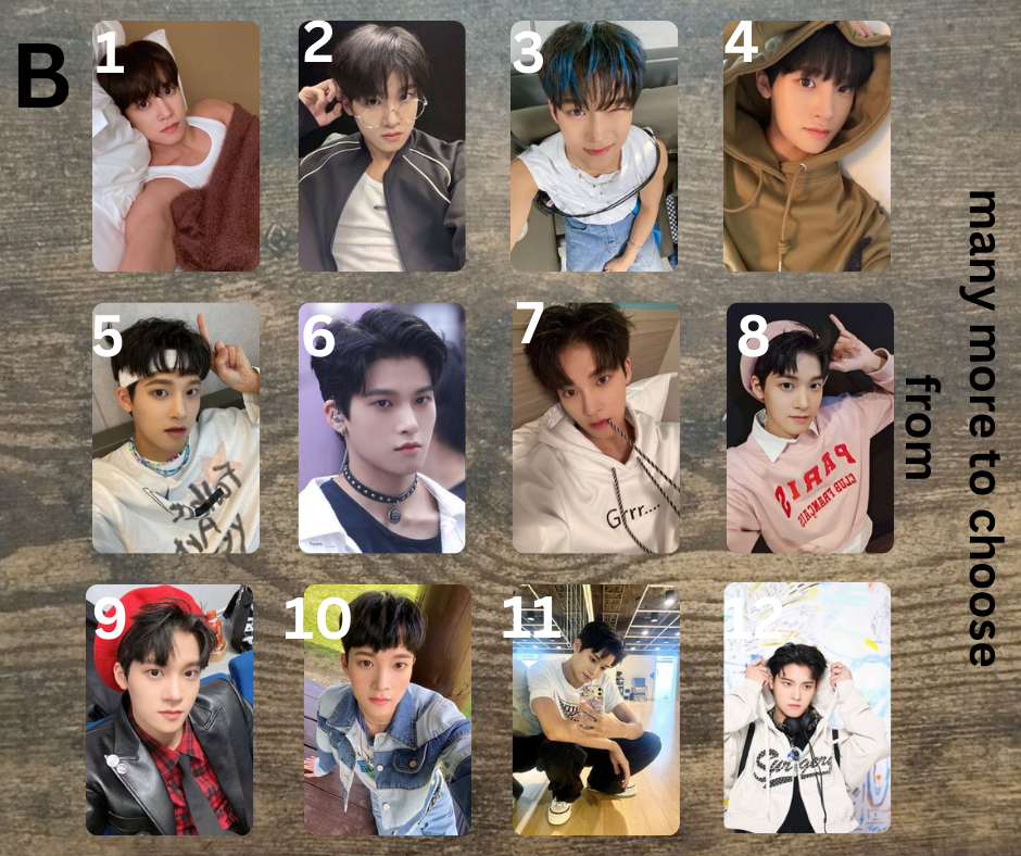 Xikers Junmin Photocard, Fotokarten, Handmade, K-Pop, Sammelkarten, PC