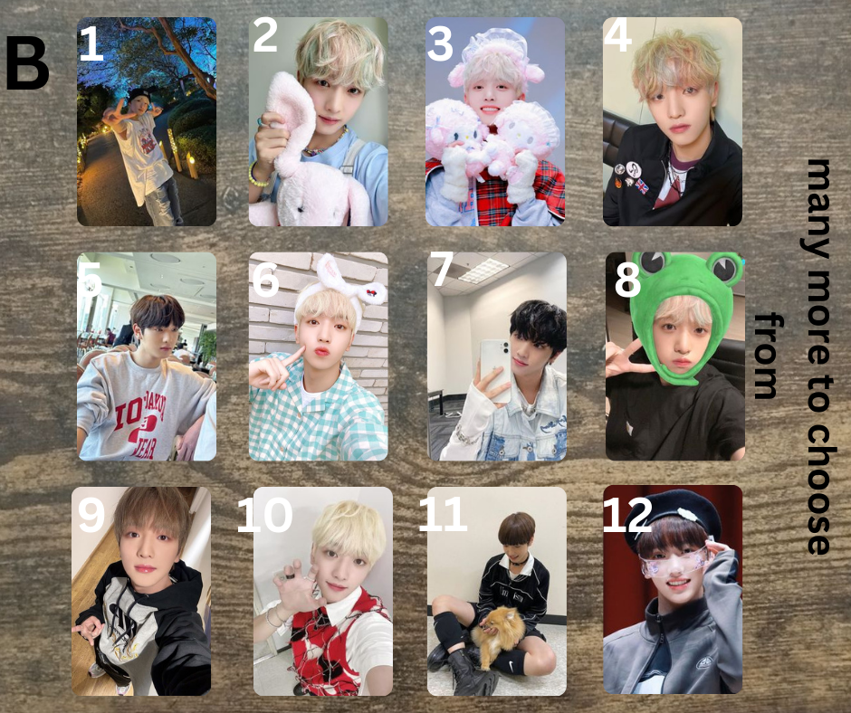 Xikers Yujun Photocard, Fotokarten, Handmade, K-Pop, Sammelkarten, PC