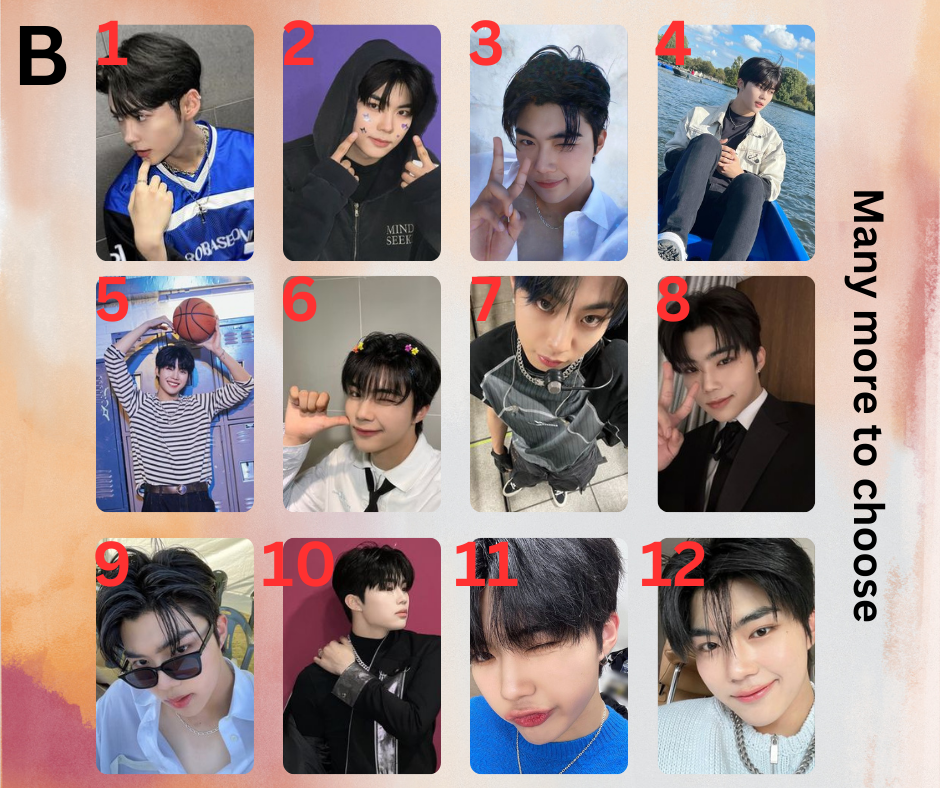 Zerobase One Gun Wook Photocard, Handmade PCs, K-Pop Zb1