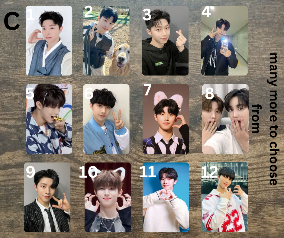 Xikers Hyunwoo Photocard, Fotokarten, Handmade, K-Pop, Sammelkarten, PC