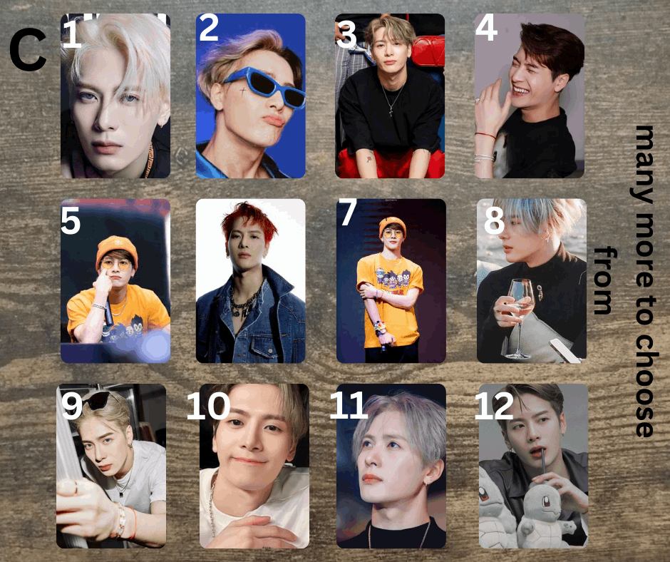 Jackson Wang Photocard, Handmade, Kpop Sammelkarten. Team Wang