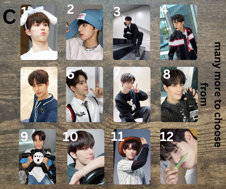 Xikers Jin Sik Photocard, Photocards, Handmade, K-Pop, Trading Cards, PC