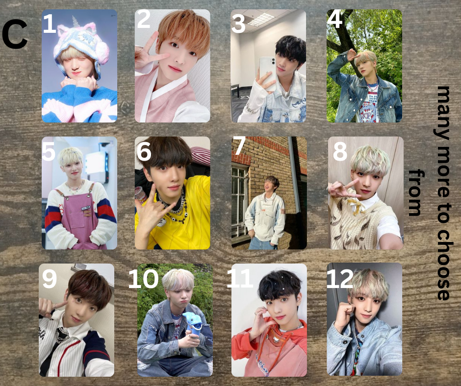Xikers Yujun Photocard, Fotokarten, Handmade, K-Pop, Sammelkarten, PC