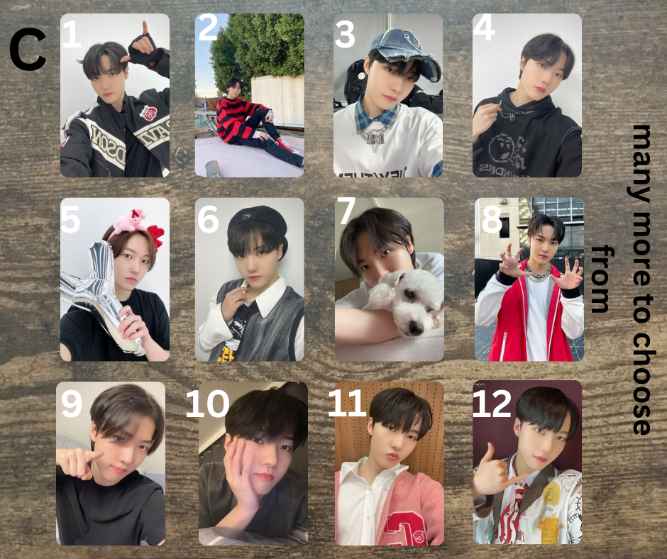 Xikers Junghoon Photocard, Fotokarten, Handmade, K-Pop, Sammelkarten, PC