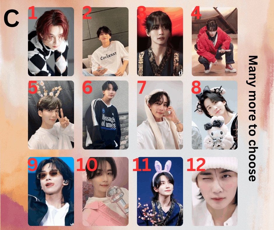 Seventeen Jeonghan Photocard, Handmade, Kpop, Carat Sammelkarten