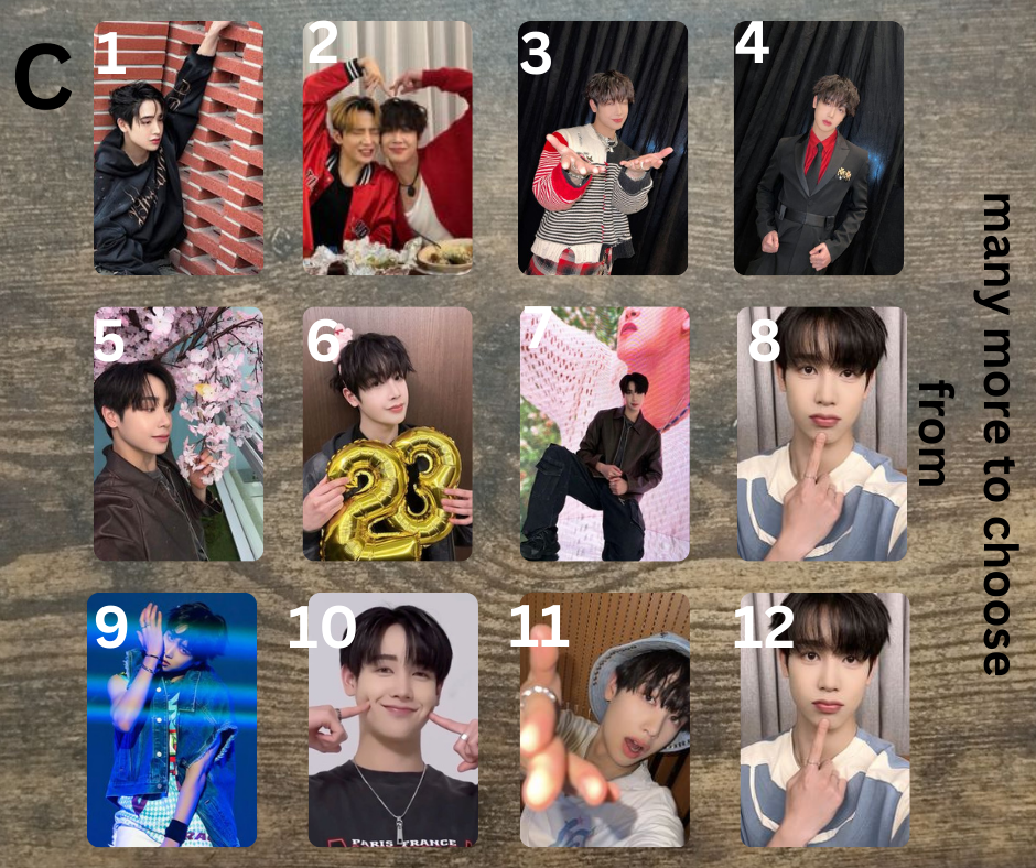 Xikers Hunter Photocard, Photocards, Handmade, K-Pop, Trading Cards, PC