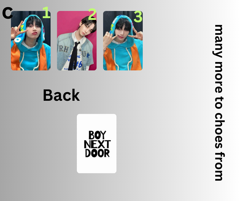 BOYNEXTDOOR Jaehyun Photocard, K-Pop Photocard, Handmade