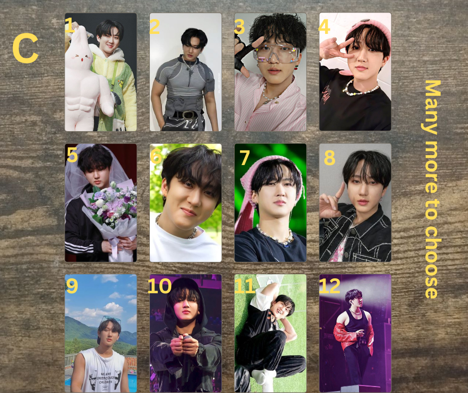 StrayKids Changbin PCs, Fanmade K-Pop Fotokarten