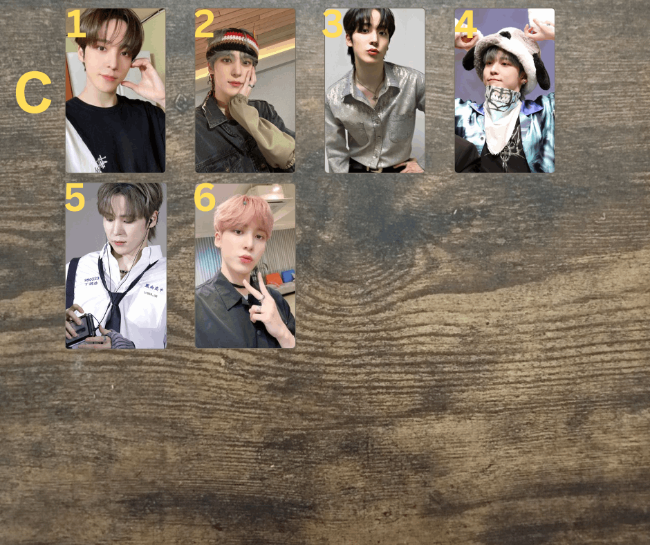 K-Pop Yunho PCS Fotokarten, Handmade Ateez PCs Sammelkarten