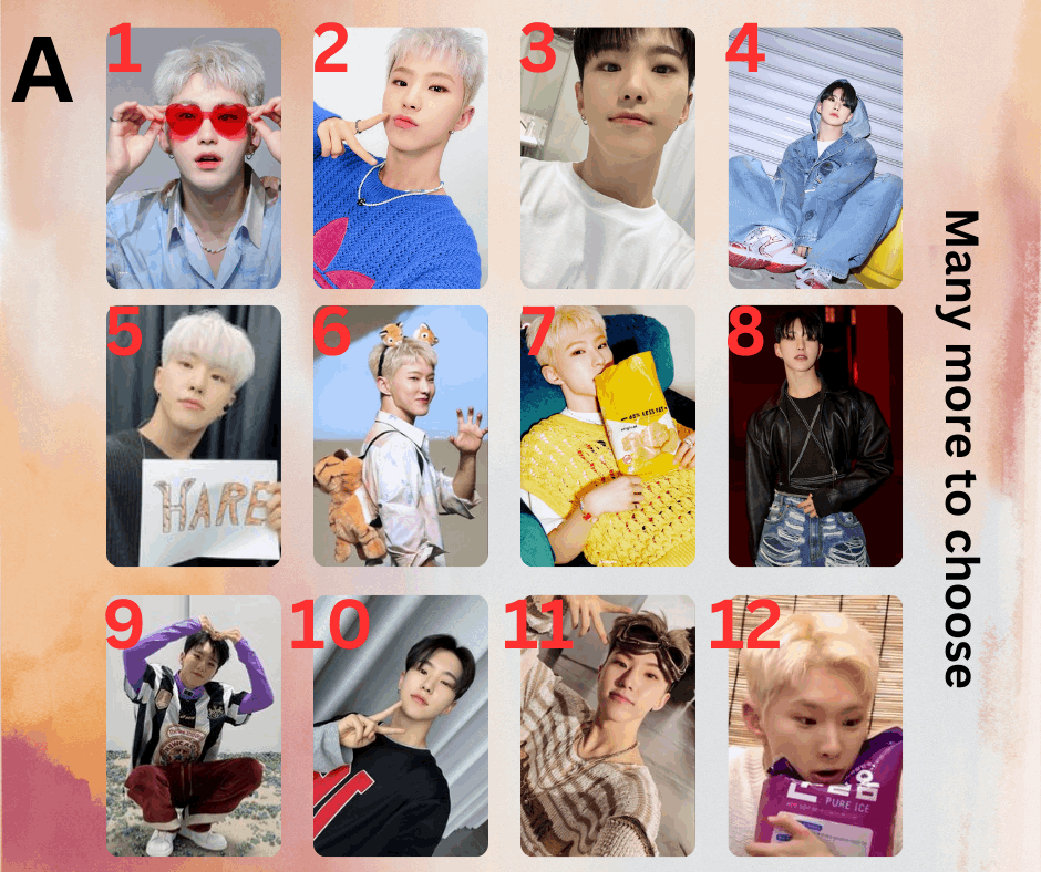 Seventeen Hoshi Photocard, Handmade, Kpop, Carat Sammelkarten