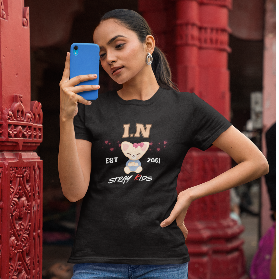 I.N Shirt Skzoo, K-Pop 2024 Fanmade Stray Kids T-Shirt - Unisex