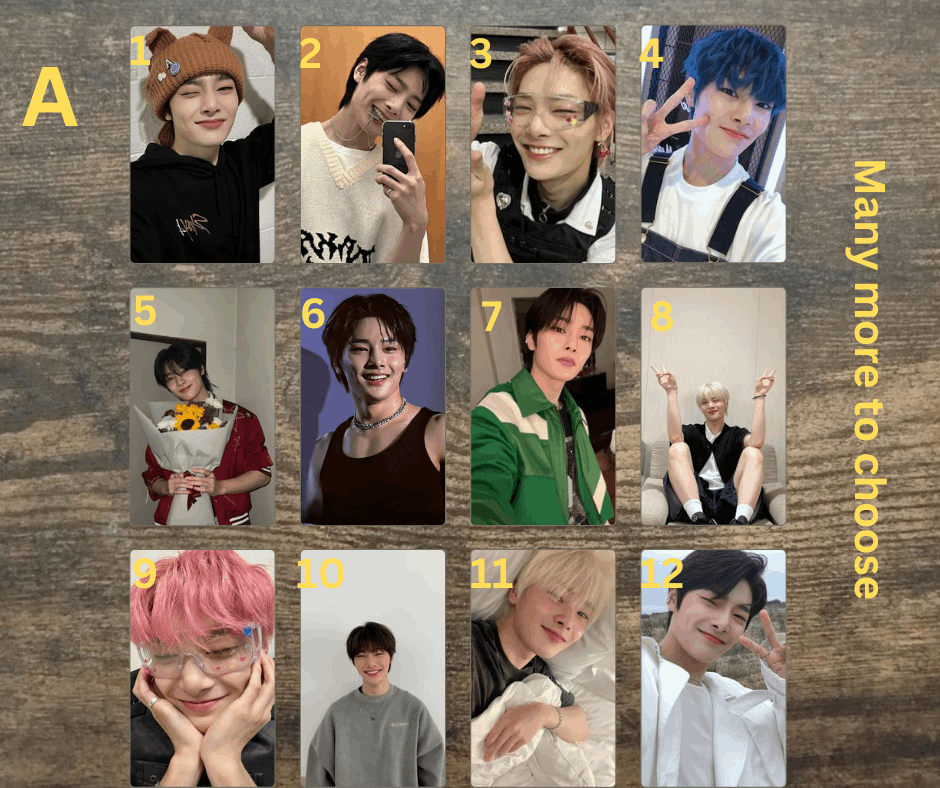 Stray Kids I.N PC Fotokarten, Handmade Sammelkarten K-Pop