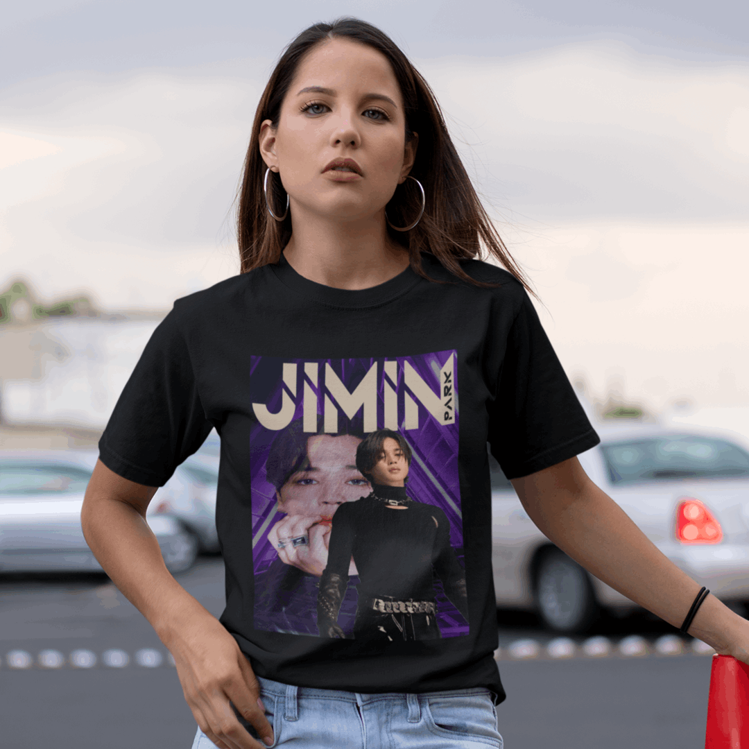 Kpop Jimin T-Shirt, Fanmade Bts Grafik, Geschenkidee