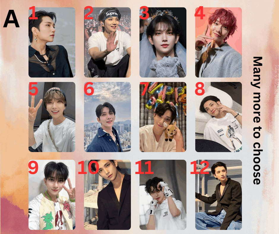 Seventeen Joshua Photocard, Handmade, Kpop, Carat Sammelkarten