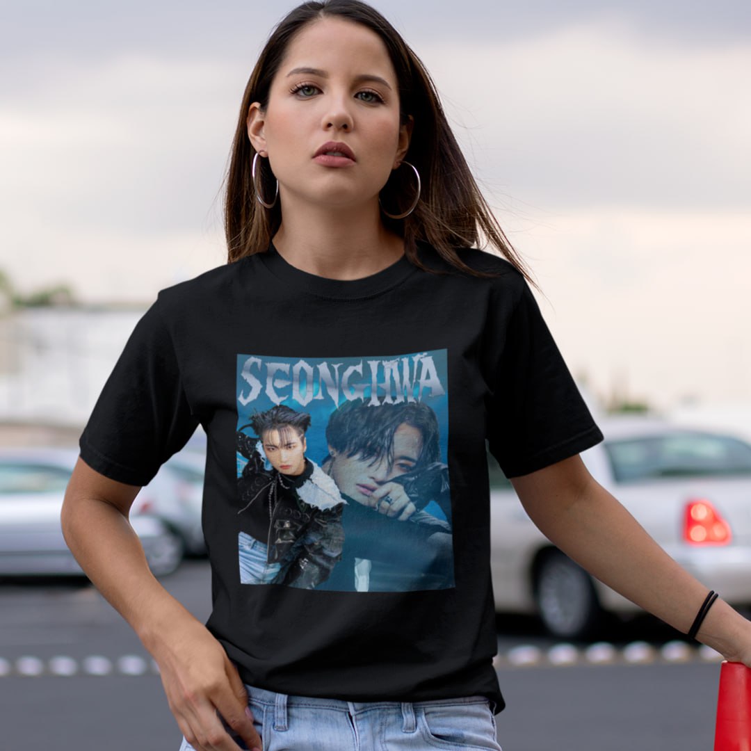 Seonghwa Shirt, Atiny Fanmade Ateez T-Shirt