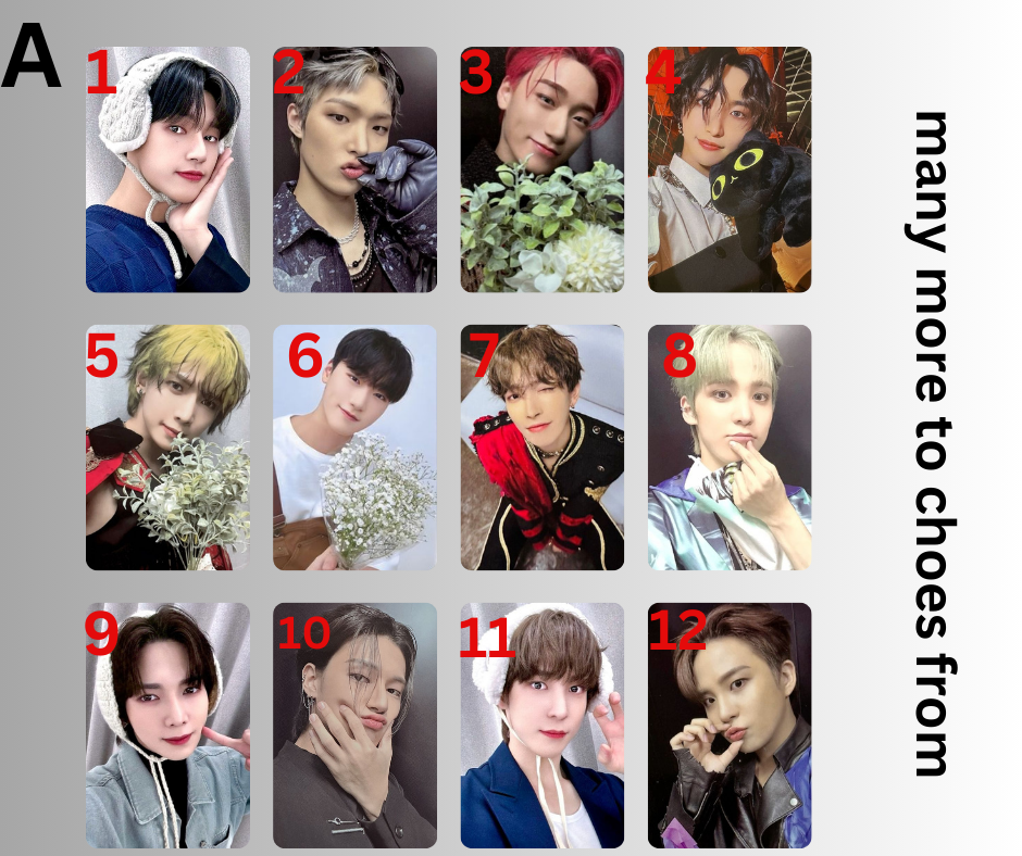 Ateez Photocards, K-Pop PCs Photocards Atiny Ateez, Fanmade Handmade