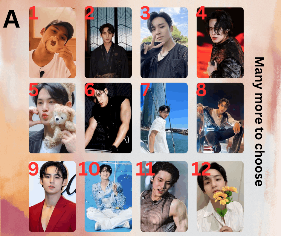 Seventeen Mingyu Photocard, Handmade, Kpop, Carat Sammelkarten