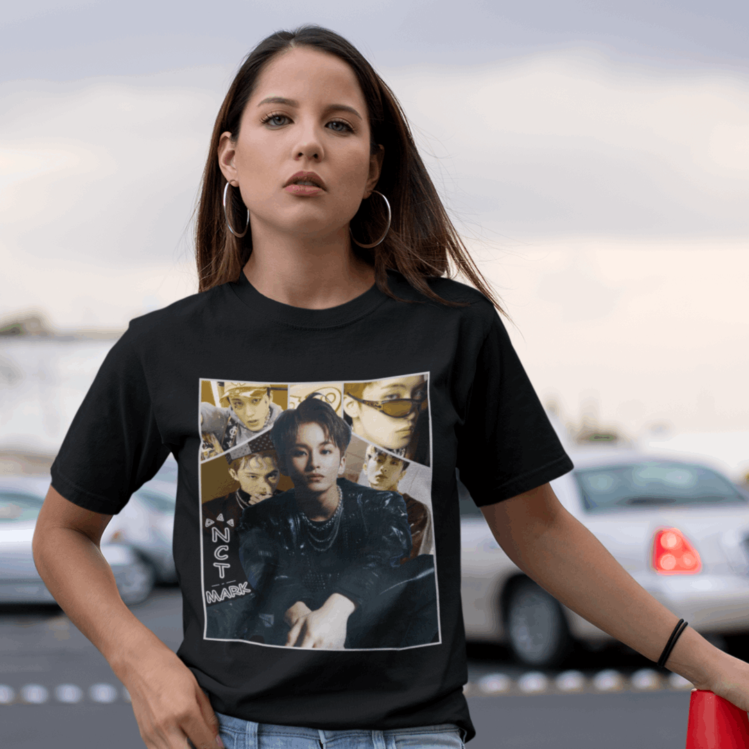 NCT Mark T-Shirt, Kpop, Vintage Shirt, Fan Made