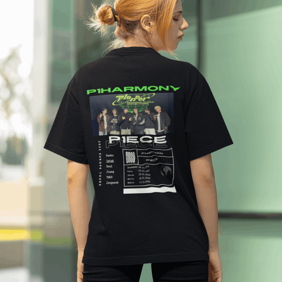 Kpop P1Harmony Tour T-Shirt, Rock Fanmade, P1Harmony Selfmade Geschenkidee