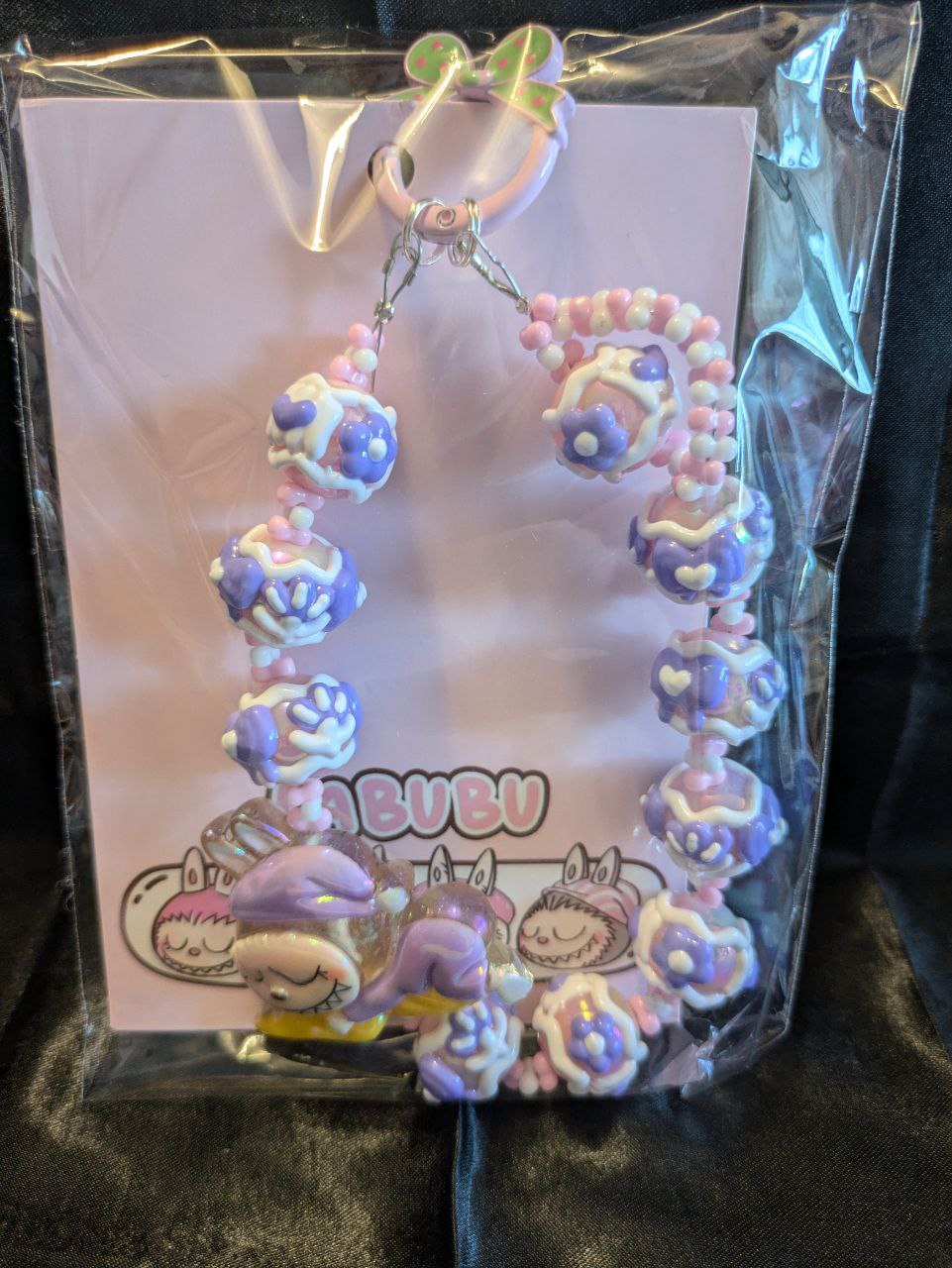Cute Labubu Slepping Phonechain, Taschen und Keychain