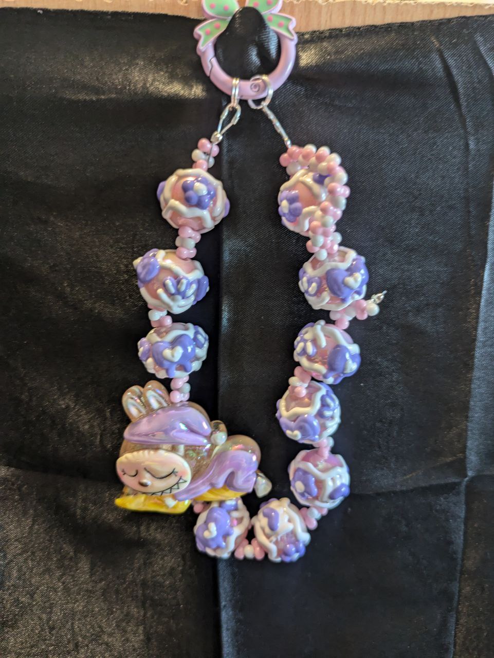 Cute Labubu Slepping Phonechain, Taschen und Keychain