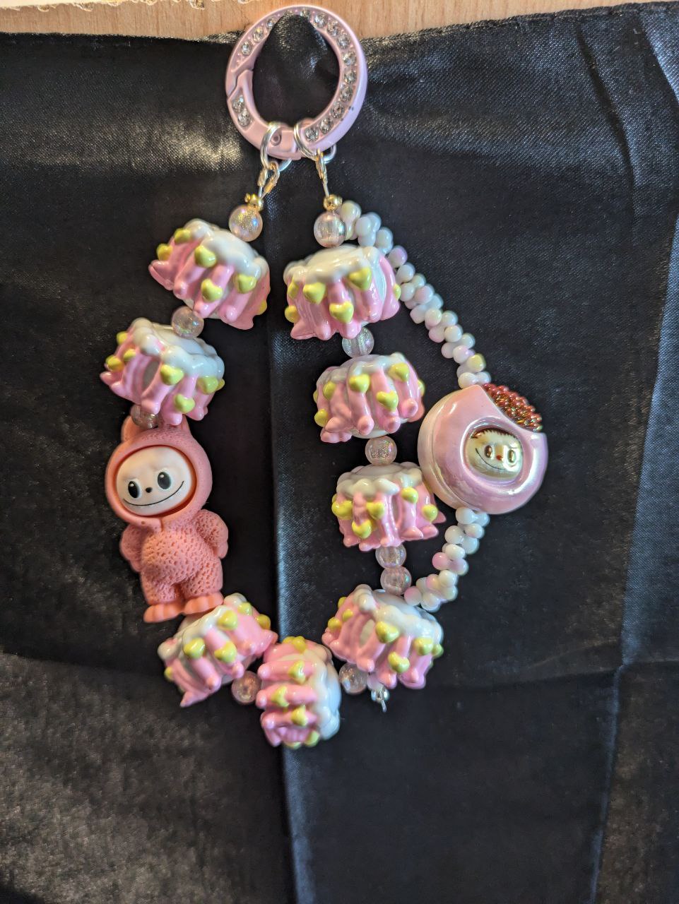 Labubu Cake Pink Phonechain, Taschen und Keychain