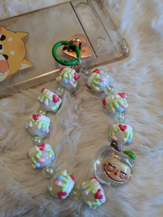 Labubu Herz Phonechain, Taschen und Keychain
