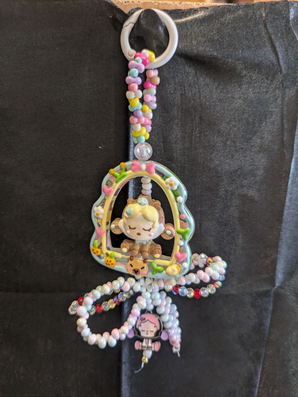 SkullPanda Braun Fenster Handykette, Taschen und Keychain Kawaii