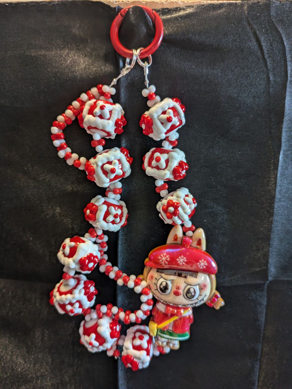 Labubu Red Phonechain, Taschen und Keychain