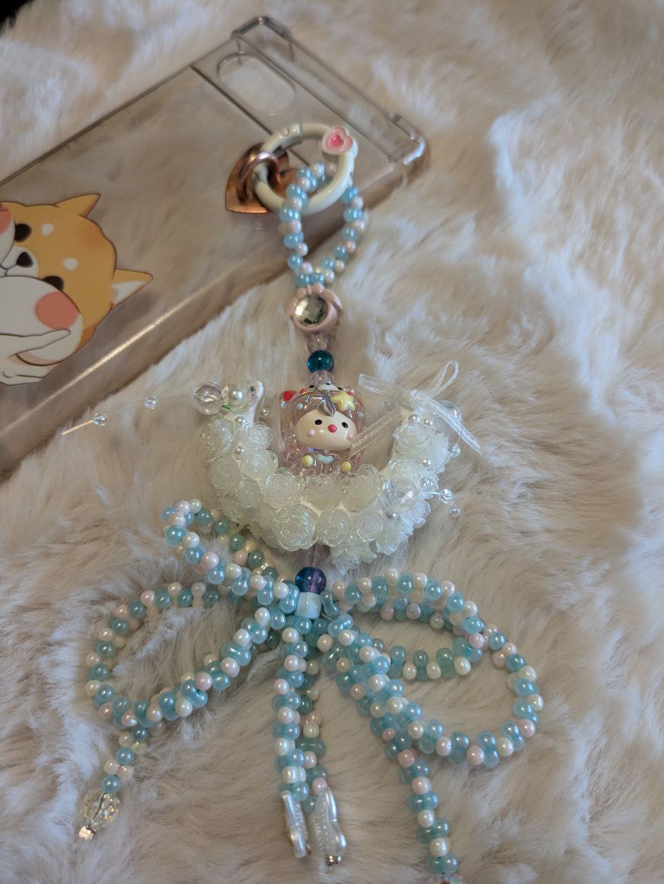 Sweet Bean Moon Phonechain, Taschen und Keychain
