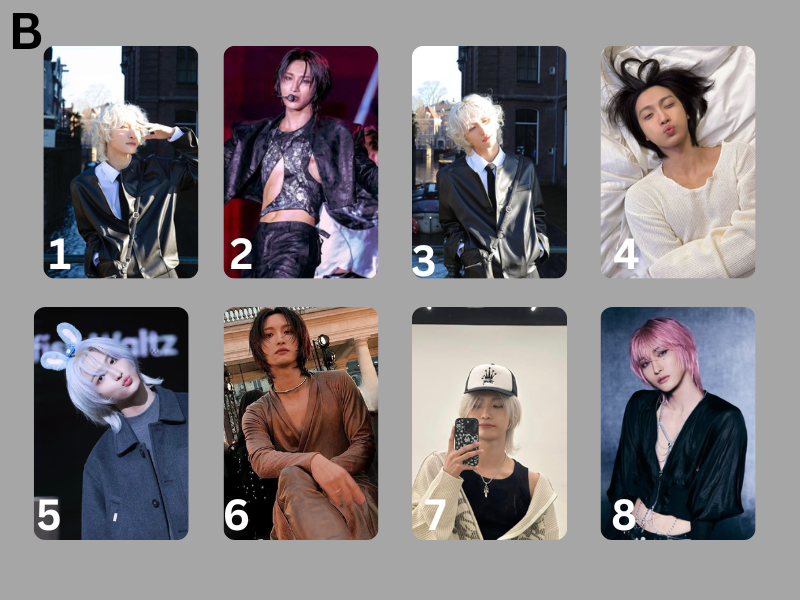 Ateez Seonghwa Photocard, Handmade, Kpop, Sammelkarten