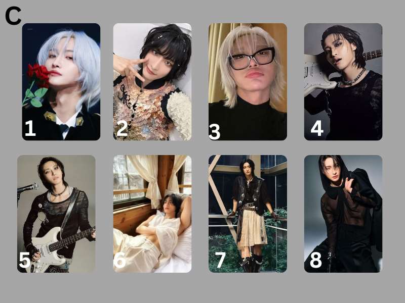 Ateez Seonghwa Photocard, Handmade, Kpop, Sammelkarten
