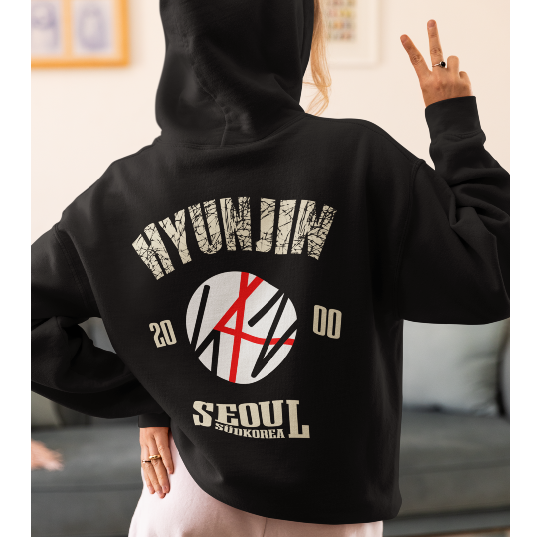 Hyunjin Hoodie, Fanmade K-Pop Stray Kids Hoodie - Unisex