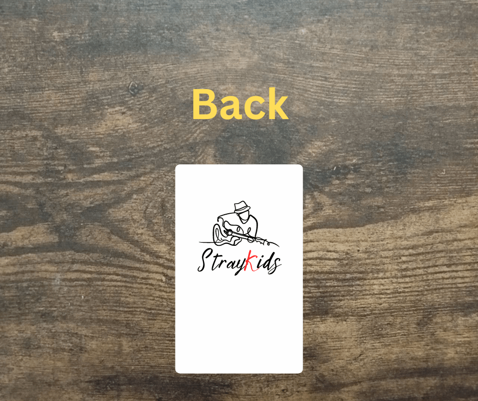Stray Kids I.N PC Fotokarten, Handmade Sammelkarten K-Pop